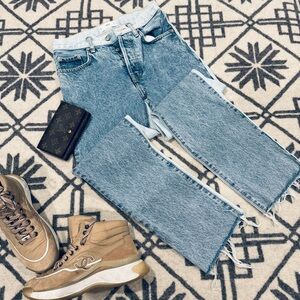 Mango Colorblock Jeans